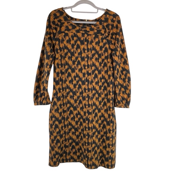 Marc by Marc Jacobs Dress Black Brown Graphic Pattern  Sz S - Picture 1 of 9